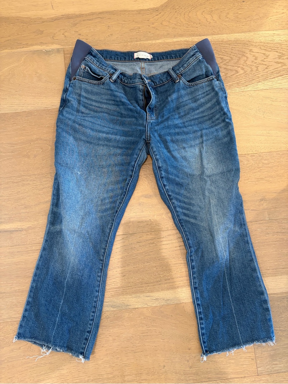 Women’s Hatching Maternity Jeans
